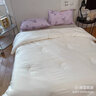 卡丝迪尔大豆纤维被子空调被夏凉被春秋被芯冬被加厚保暖学生宿舍棉被单人 BX质朴米白【A类裸睡级 加厚】 180x220cm春秋被【约重4斤】 实拍图