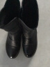 Cupald真皮女靴2024冬季新款中筒靴女加绒棉鞋短靴厚底马丁靴皮鞋女鞋子 黑色（头层牛皮 标准码）9775  36 晒单实拍图