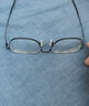 依视路（ESSILOR） 新款商务男镜架时尚潮流镜框女配依视路镜片近视定制眼镜 金属-全框-2130DG-枪色 镜框+依视路膜岩非球面1.67现片 实拍图