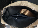 布布猴女士背包大容量软皮包真皮质感时尚双肩包轻便户外旅行防盗背包 卡其色 配挂件 晒单实拍图