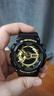 卡西欧（CASIO）手表G-SHOCK学生运动防水防震黑金武士大表盘石英情侣表 男友礼物 潮酷黑金 GA-110GB-1A 实拍图