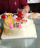 味多美 新鲜蛋糕 生日蛋糕同城配送 北京店送 奶油蛋糕 仙桃祝寿蛋糕 原味蛋糕酸奶提子夹心 直径25cm 实拍图
