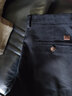 JEEP吉普休闲裤男2025年秋冬季新款大码男士宽松商务直筒长裤西装裤男 黑色冬款 32/腰围2.5尺 实拍图