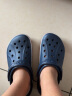 卡骆驰（crocs）洞洞鞋男女鞋 夏季新款户外休闲沙滩涉水鞋耐磨透气防滑拖鞋凉鞋 贝雅卡骆班/白色-深蓝色 M9W11/27cm/42-43 实拍图