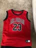NIKE JORDAN 耐克AJ篮球服套装23号球衣夏季儿童篮球背心+短裤2件套 正黑色 120 /60 【建议身高110-116cm】 实拍图