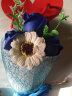 小妮秋生日毕业礼物送老师女生闺蜜公司员工活动小礼品玫瑰香皂花束实用 3朵花束（红色） 实拍图