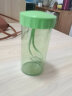 特百惠（Tupperware）雅致塑料杯310ml 小巧便携带拎绳儿童学生随心水杯子   香瓜绿 实拍图