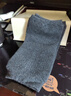 恒源祥羊毛护膝男女士保暖加厚关节防寒膝盖秋冬季老寒腿中老年人护腿 深灰色【升级加厚款】 XL(135斤-165斤) 实拍图