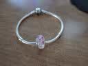 ATHENAIE阿斯娜意大利MuranoGlass穆拉诺 925银芯 浪漫樱花 琉璃珠 粉色 实拍图