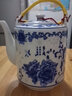 陶沁泉陶瓷茶壶青花瓷套装茶具景德镇凉水冷水茶水泡茶提梁壶大容量 心想事成单壶3.6L大号 实拍图