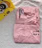 牧萌儿童雨衣带书包位男童女童女孩加长全身学生雨披学生上学专用雨具 粉美人鱼【按扣+开放式书包位】 XL（建议身高110-120cm） 实拍图