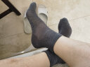 赛乐（ZEALWOOD）美丽诺羊毛袜舒适生活轻薄羊毛短筒袜lifestyle LT男女透气短袜 灰色短筒 M(39-42) 实拍图