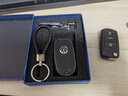绅创大众钥匙套速腾朗逸帕萨特迈腾途观L宝来探岳id3途昂CC汽车扣包壳 【白线】A款-插入钥匙启动 实拍图