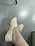 天美意女鞋子软底英伦乐福鞋平底小皮鞋女通勤一脚蹬复古单鞋2025秋新款 米白 38 实拍图