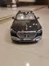 NOREV 1:18诺威尔2021款 奔驰s680迈巴赫 合金汽车模型 车模 豪华轿车 S680 黑色大饼轮毂 实拍图
