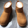 骆驼（CAMEL）雪地靴女冬季新款加绒保暖加厚棉鞋休闲短靴子 L23W275157驼色 37 晒单实拍图