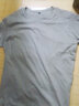 迪贝狼短袖t恤男夏装百搭男士上衣半袖宽松体恤大码印花圆领衣服男装T恤 纯色 卡其+铁灰 XL 建议 135/145斤 实拍图