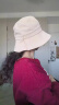 SOMUBAY女士帽子渔夫帽夏季遮阳帽中老年妈妈奶奶百搭防晒太阳帽母亲节 卡其色 均码（56-58cm） 晒单实拍图