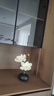 仿真玉兰花套装陶瓷花瓶桌面摆放花卉高档逼真花艺客厅餐厅装饰花 黑花瓶+白色花套装 实拍图