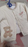 拉比儿童夹棉内衣套装秋冬男童女童秋衣秋裤宝宝保暖铺棉家居服套装 玩乐熊 卡其（80g） 100 实拍图