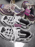 斯凯奇（Skechers）黑白金熊丨男女同款老爹鞋复古熊猫鞋情侣校园风潮流增高运动休闲 【女款】白色/浅灰色/WLGY(白金) 37.5 (女37码以上参考选择小半码) 实拍图