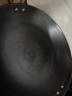 铸味（Jill May）铸味铸铁锅无涂层炒菜锅少油烟燃气灶不粘锅家用炒锅铁锅厨房好物 圆底双耳炒锅（无盖） 44cm 实拍图