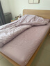 博洋（BEYOND）家纺60支新疆长绒棉四件套春秋床上用品纯棉套件全棉被套双人床单 【A版60S长绒棉】紫色床笠款 床单款 1.5米床(被套200*230厘米) 实拍图