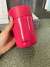 膳魔师（THERMOS）焖烧杯不锈钢保温户外露营保温桶高颜值学生女士焖烧罐TCLA 西瓜红 470ml 470ml 实拍图