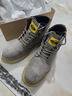 海澜之家HLA马丁靴男高帮男鞋户外大黄靴工装鞋子男HAAGZM4DAZ413 灰色41 实拍图