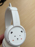 onanoff儿童蓝牙耳机头戴式动物造型熊耳朵 无线有线听音乐英语网课学习 开学礼物 PlayEars+北极熊白 实拍图