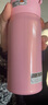 膳魔师（THERMOS） 保温杯女随身杯情侣杯子男进口儿童保温杯超轻学生水杯 352-CP 樱花粉 350mL 实拍图
