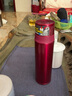 膳魔师（THERMOS）FFM保温杯不锈钢 高颜值直筒身男女学生水杯户外办公轻保温杯 紫红色 FFM-501(BGD) 实拍图