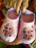 迪士尼（Disney）儿童洞洞鞋女童夏防滑凉鞋居家休闲宝宝拖鞋 F1135橘粉 180mm  实拍图