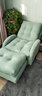 积木部落 懒人沙发实木阳台靠背椅子卧室休闲椅单人沙发客厅折叠躺椅 薄荷绿沙发+脚踏 实拍图