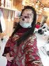 奉孝中老年人冬装棉服女加绒棉袄妈妈装棉衣加厚奶奶衣服老人冬季外套 砖红花（套装) L（建议100斤以内） 实拍图
