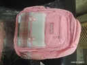 巴布兔书包小学生女生新款高颜值一二四到六年级轻便减负格子女童双肩包 粉色（6件套+笔盒+补习袋） 大号适合3-6年级使用 实拍图