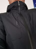 FILA斐乐官方男士轻薄羽绒服冬季商务休闲连帽保暖夹克外套 正黑色-BK S 165/88A 实拍图