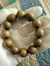陶木缘天然绿檀香木手串把件男佛珠文玩本命新年礼物品老料中国风 绿檀18mm 实拍图