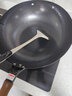 铁技日本原装进口纯熟铁锅无涂层炒菜锅铸铁不易粘家用炒锅燃气灶专用 单耳1.7kg 3-5人用 33cm 实拍图