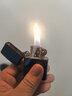 ZIPPO煤油打火机蓝冰美国原装正版之宝冰面防风打火机刻字简薇情人节礼 蓝冰标志-可刻字【礼盒套装】 实拍图