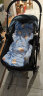 好孩子（gb）婴儿车高景观轻便折叠双向可坐躺新生儿推车0-3岁可用A3017/GB826 【座舱换向】雾霾蓝+五件套 实拍图