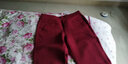 韩依索丝高腰微喇叭裤女秋装显瘦女士休闲裤2025秋冬新款百搭修身女装裤子 酒红微喇-春秋长裤 M 【年龄不大/个子高体型：可以95-104斤】 实拍图