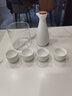 上下一白陶瓷温酒壶清酒黄酒白酒酒具家用酒具羊脂玉瓷酒杯定制 1壶4杯2号杯礼盒装实木托盘 实拍图