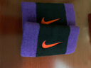 耐克新款运动护腕 篮球网球羽毛球运动吸汗加长毛巾护腕  男女 两只装 N0001586043OS加长紫黑 均码 实拍图
