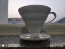 HARIO 日本V60耐热树脂咖啡滤杯滴滤式咖啡过滤配量勺家用咖啡器具滤杯 1-2人份翡翠绿滤杯 实拍图