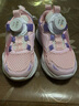 ABC KIDS童鞋女童鞋2025秋季新款儿童运动鞋秋款网面儿童鞋子旋转纽扣跑鞋 双网秋款藤萝紫 27 实拍图