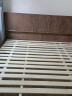 锦巢 床北欧实木床双人床白蜡木婚床卧室家具SC-A605 单床（胡桃色） 1800*2000mm框架结构 实拍图