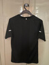 艾伦伯顿（Alen Botun） 运动短袖t恤男夏季吸汗衣宽松跑步女速干衣服健身服凉感冰丝上衣 黑色【冰丝 透气】 S (165-170CM) 实拍图