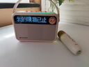 山水（SANSUI）V3户外K歌音响麦克风小型拉卡OK一体机无线蓝牙儿童话筒家庭ktv歌词显示音箱【单话筒+毛绒套】 实拍图