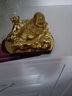 车咔咔 大号汽车香水摆件镀金弥佛车载车内车上装饰品摆件保平安 金佛+龙纹玛瑙珠+高档黄葫芦挂件 实拍图